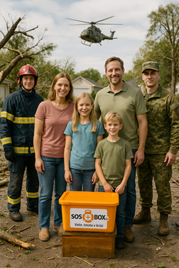 SOS BOX Tornádo - základní balíček v plastovém boxu